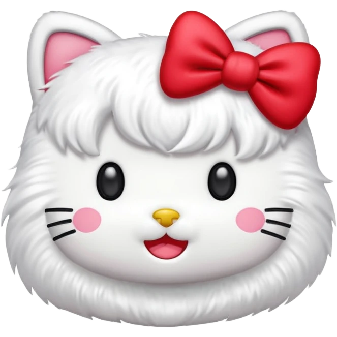 As un emoji de Hello Kitty más parecido  emoji