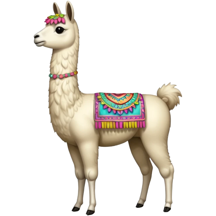 full body llama  emoji