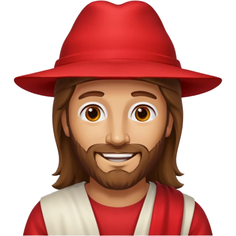 Jesus in a maga hat emoji