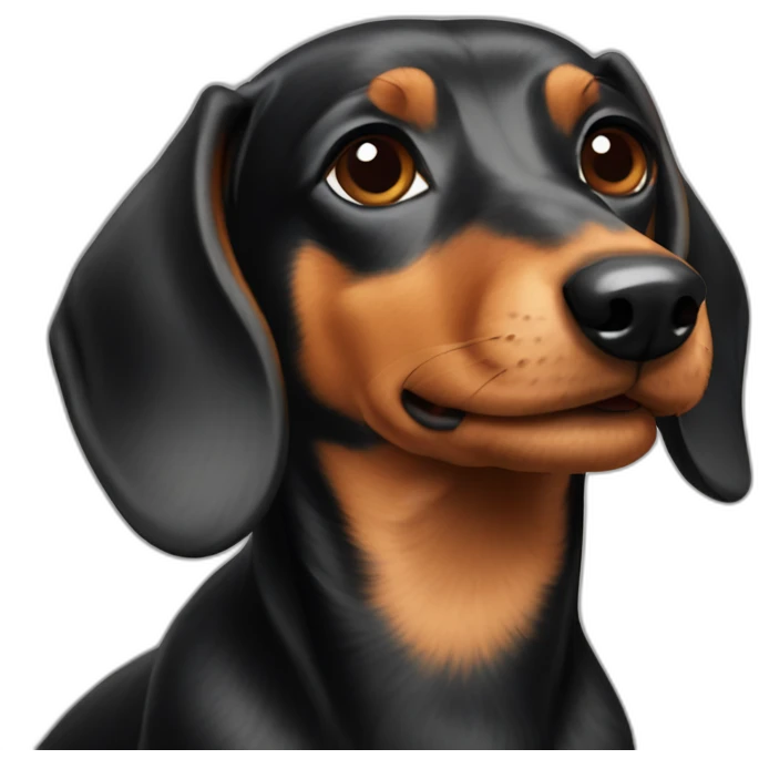 dachshund terrier emoji