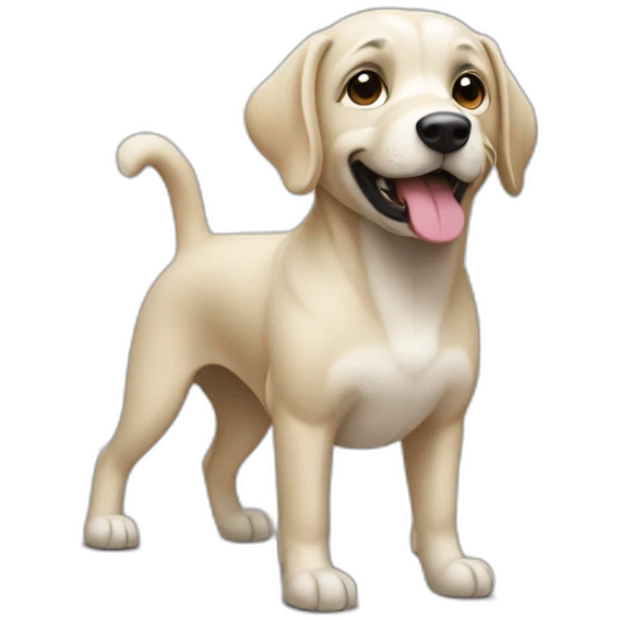 Chien sur une tour emoji