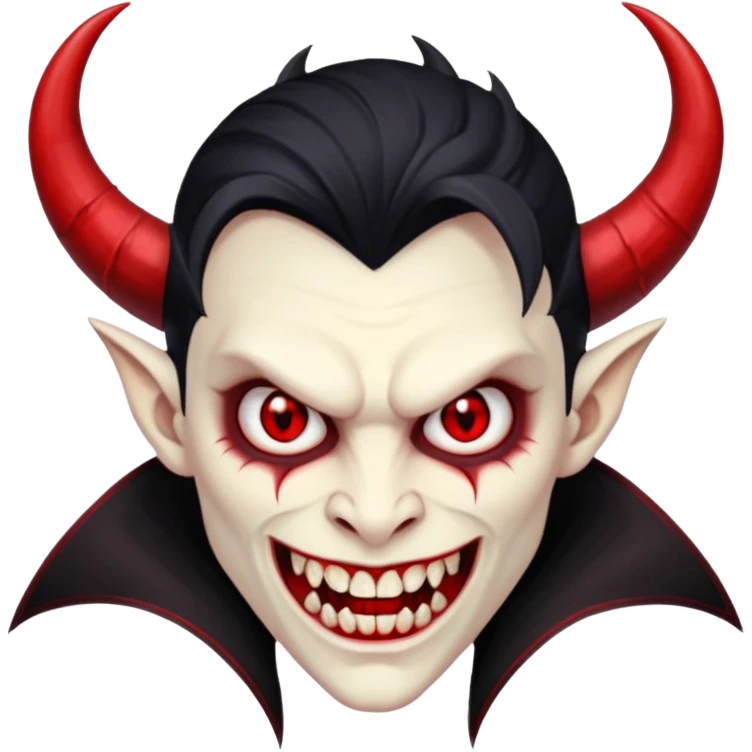 Vampire devil emoji