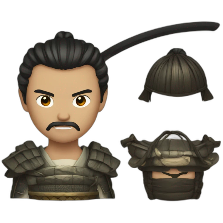 Japanese samurai emoji