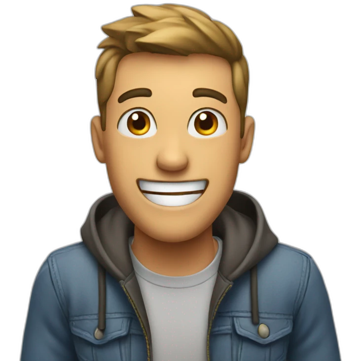 excited man emoji