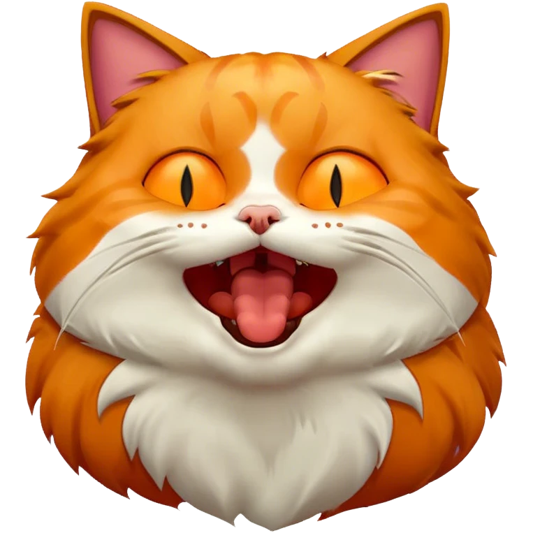 cat yawning emoji