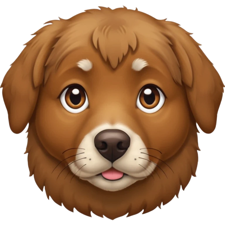 brown old lab dog emoji