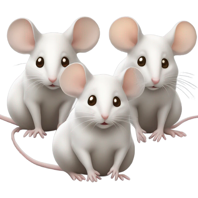 3 Mäuse  emoji