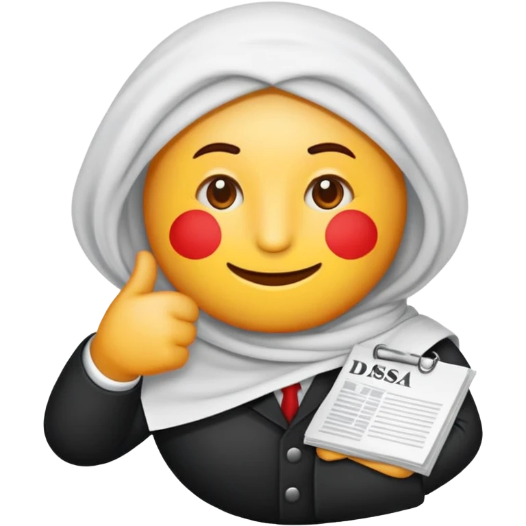 Creami una emoji in qui una lavagna nera c’è scritto in rosso e in maiuscola la sigla DSA emoji