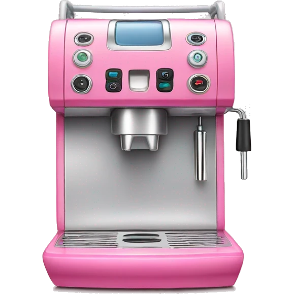 Pink coffee machine  emoji