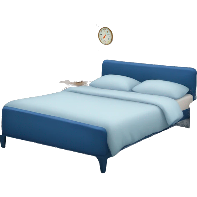 blue bed emoji