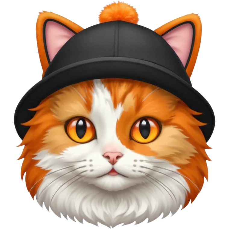 cat wearing a hat emoji