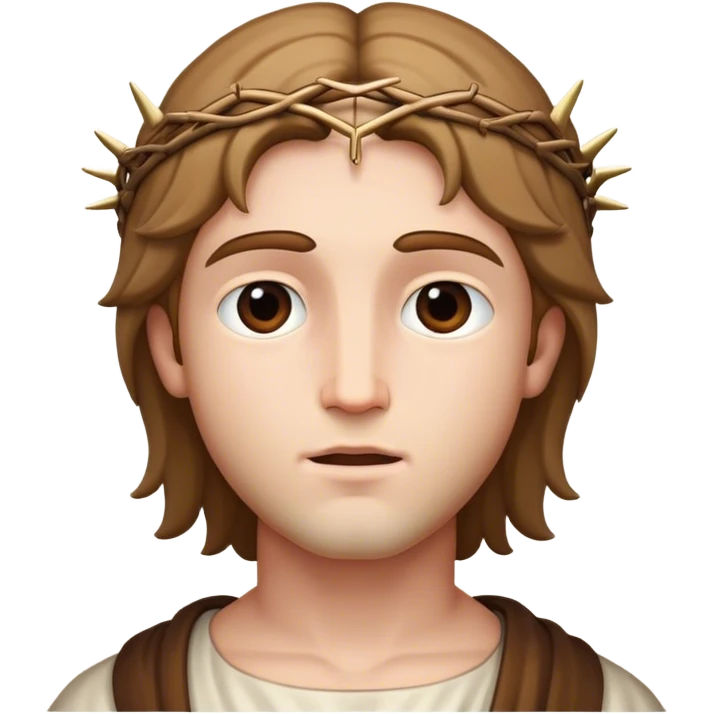face of young christ emoji