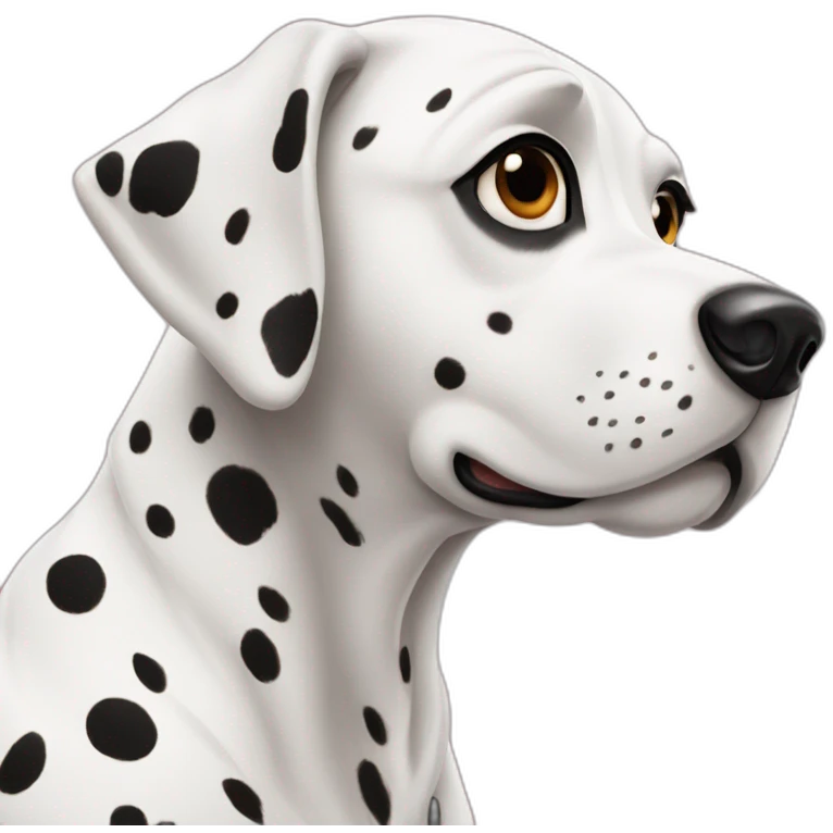 2 dalmatians in love emoji