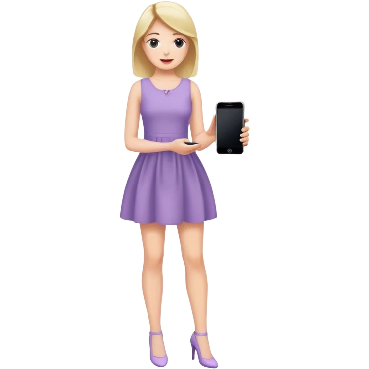 Iphone women legs straight  emoji