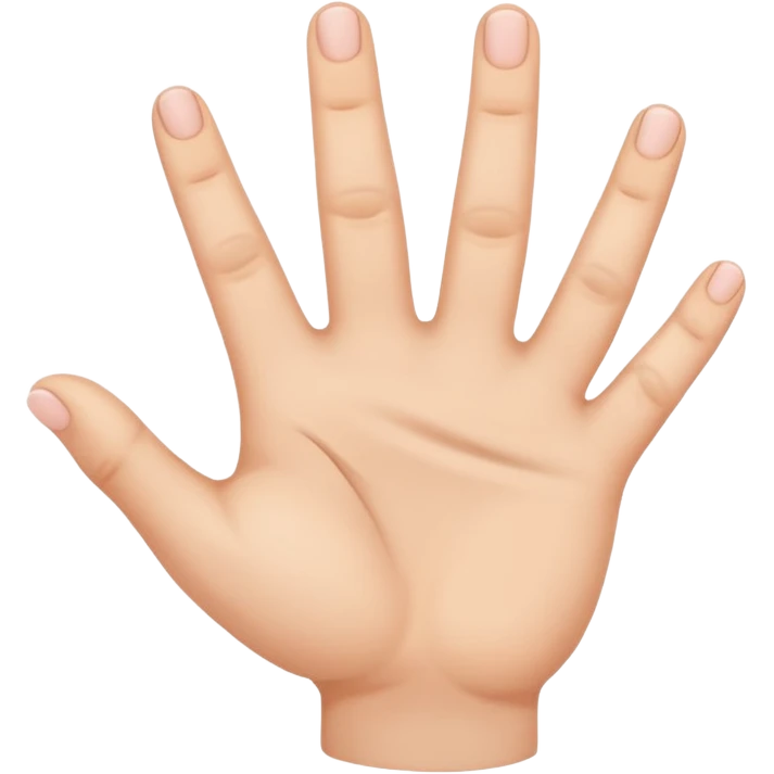 Baby with one small and one large hand emoji