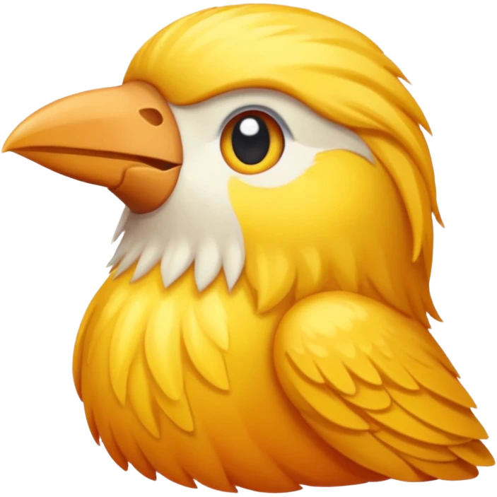  long haired bird emoji