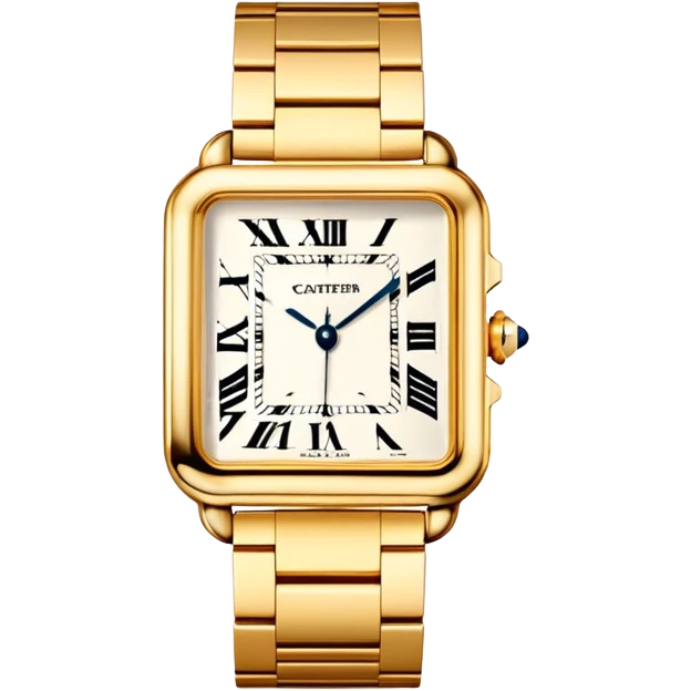 Cartier square watch  emoji