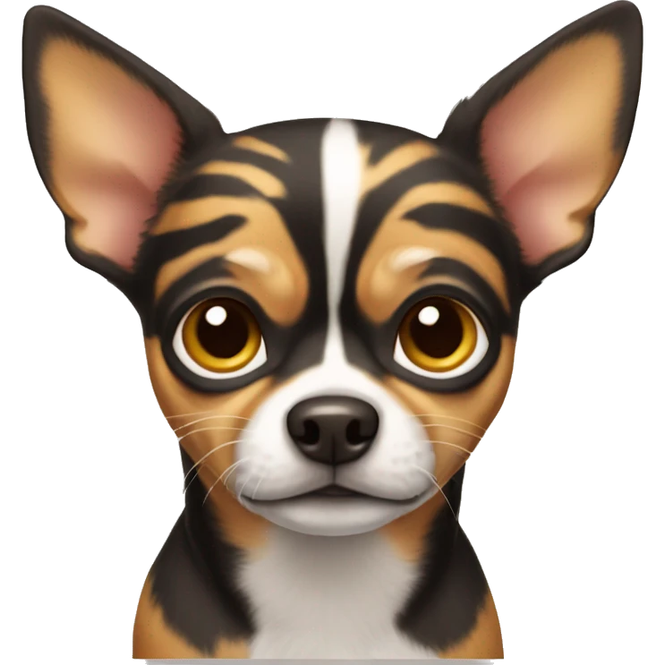 tiger-colored chihuahua emoji