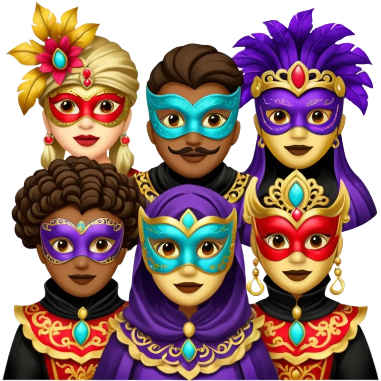 Masquerade Characters emoji