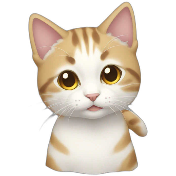 猫チョップ emoji