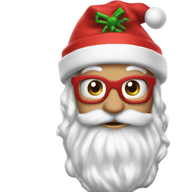 Spider man santa emoji