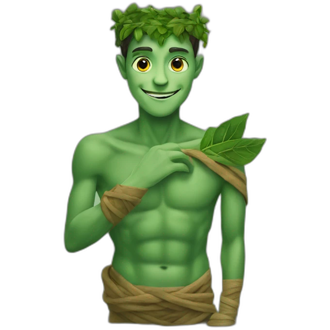 The green giant puts on a tefillin emoji