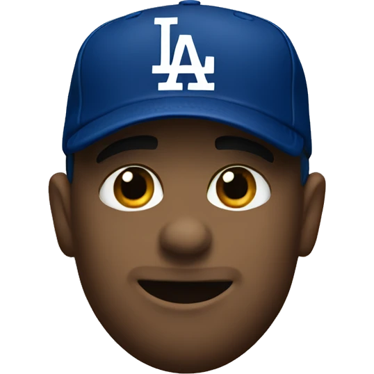 LA dodgers logo emoji