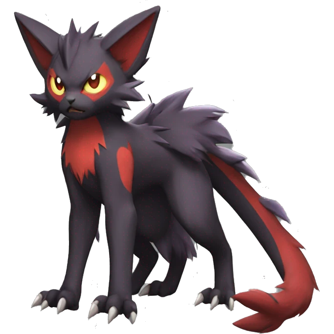 Noivern-Litten-Torracat-Zoroark-Zorua full body emoji
