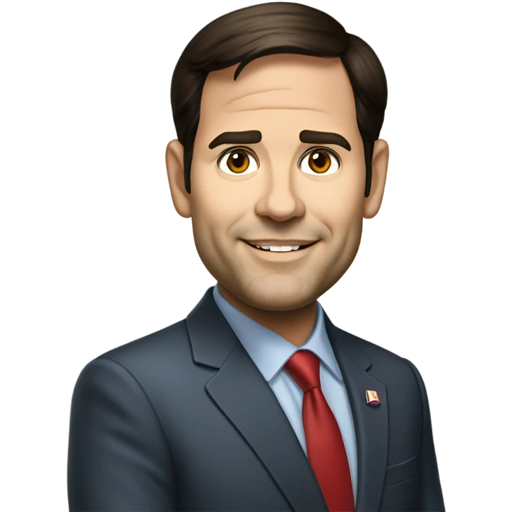 super realistic American politician Marco Rubio emoji