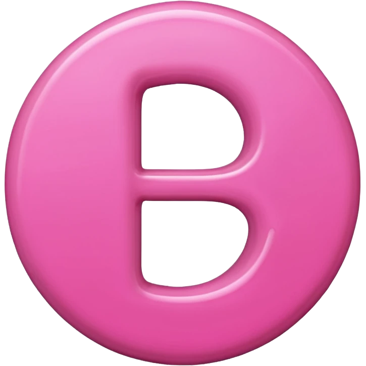 pink letter D emoji emoji