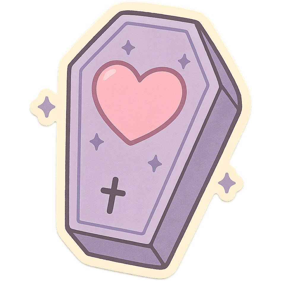 pastel goth objects, show one  emoji