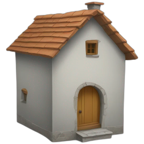maison sur rat emoji