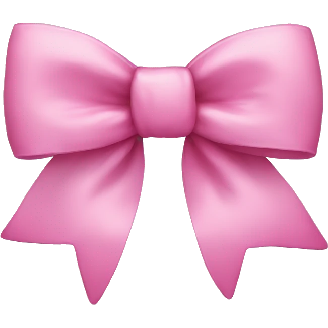 pink bow emoji