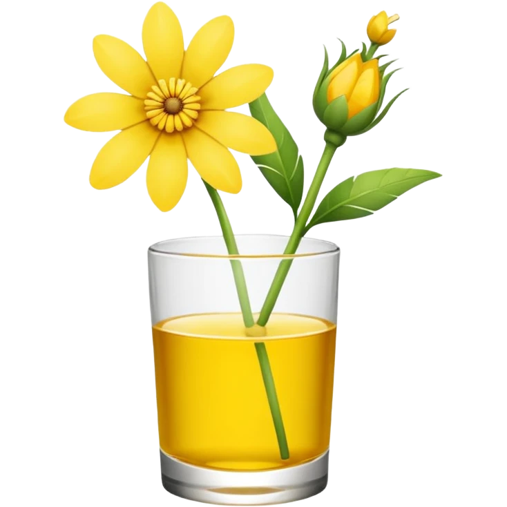 bitte ein bild von einem eistee mit papageiblumengeschmack emoji