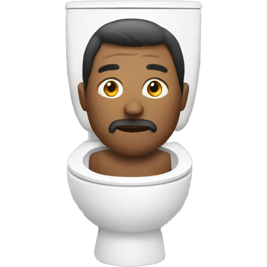 man in toilet emoji