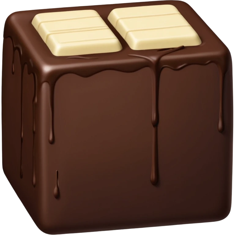 a chocolate network with lines between chocolate emoji