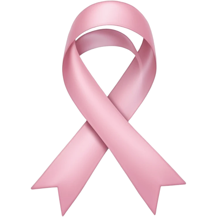 Light pink ribbon  emoji