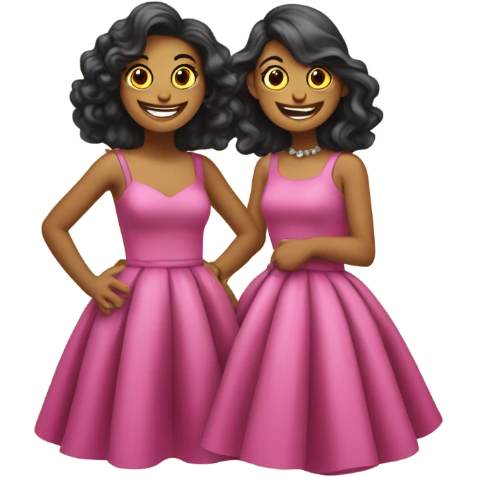 dos chicas de fiesta emoji