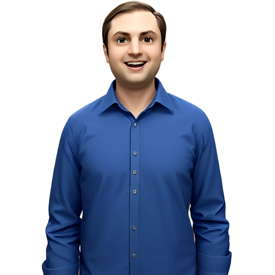smiling boy in blue shirt emoji