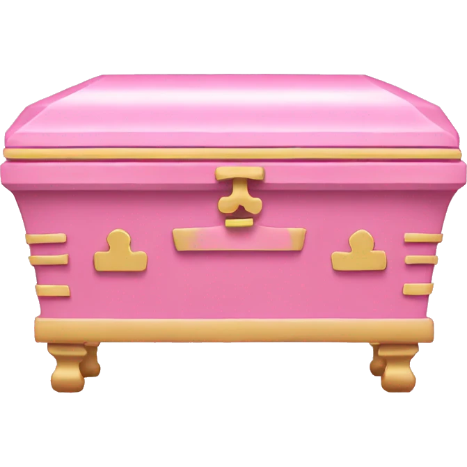 Pink casket emoji