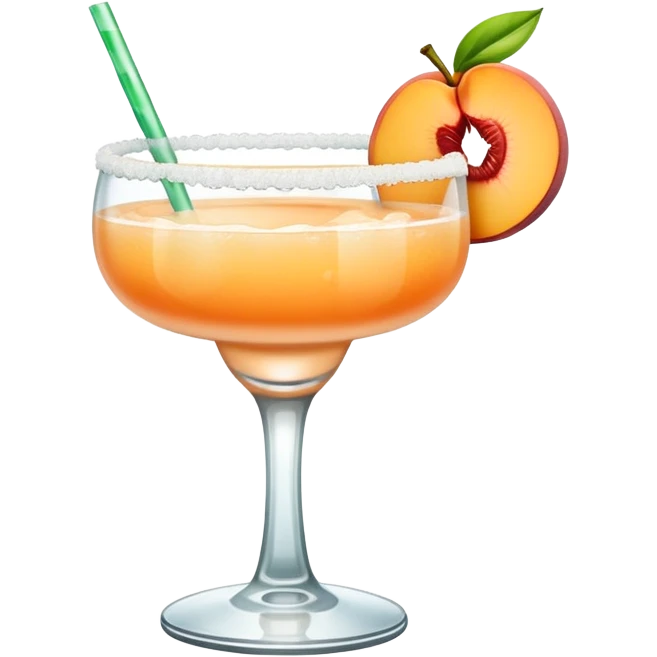 Big peach margarita  emoji
