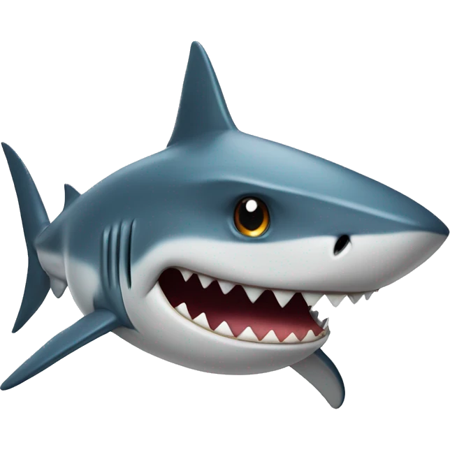 Shark with tophat emoji