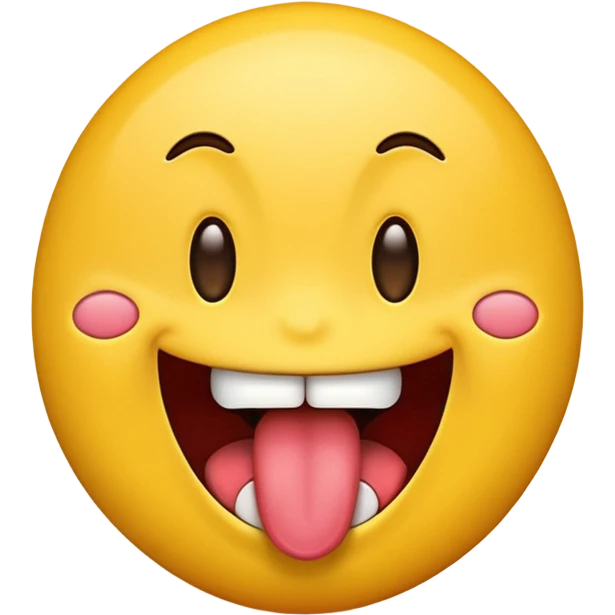 emoji sticking out tongue like mocking emoji