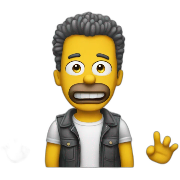 Realistic Bart Simpson emoji