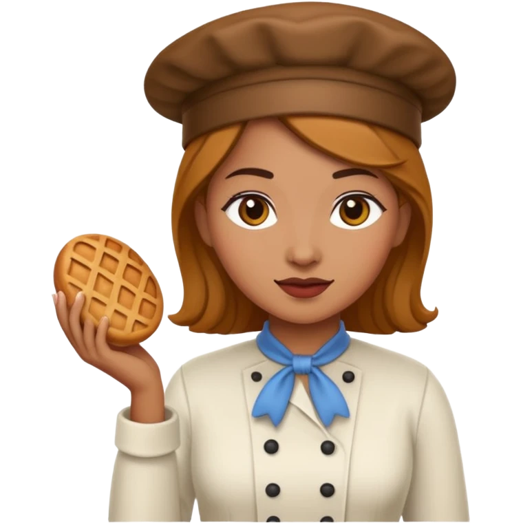 baker woman medium skin tone emoji