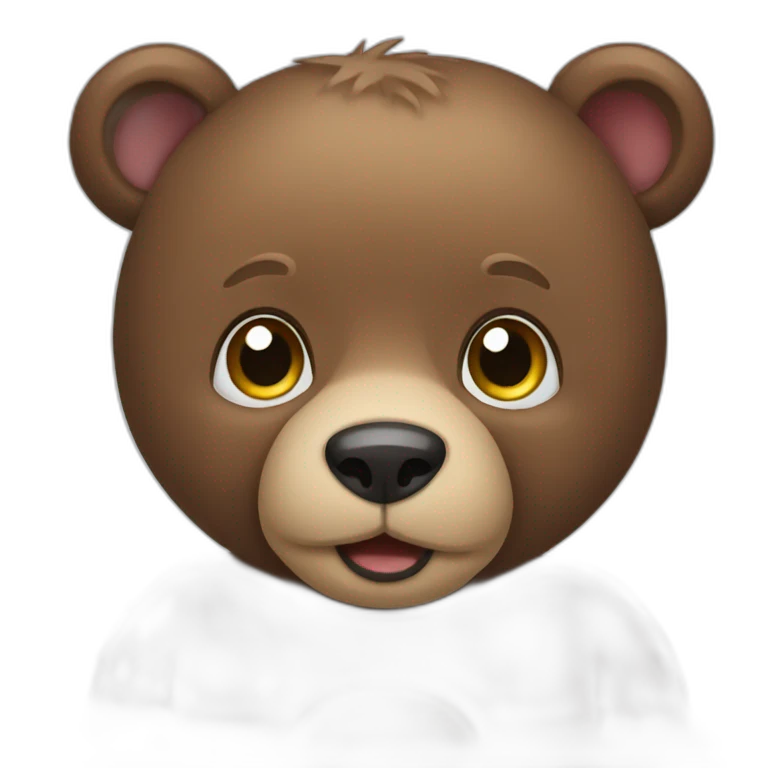 Special needs bear emoji