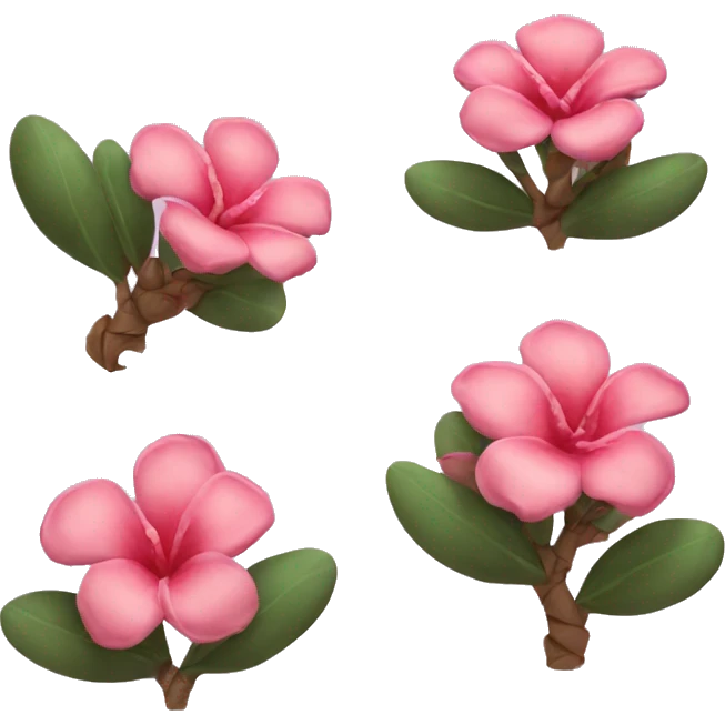 Desert rose  emoji