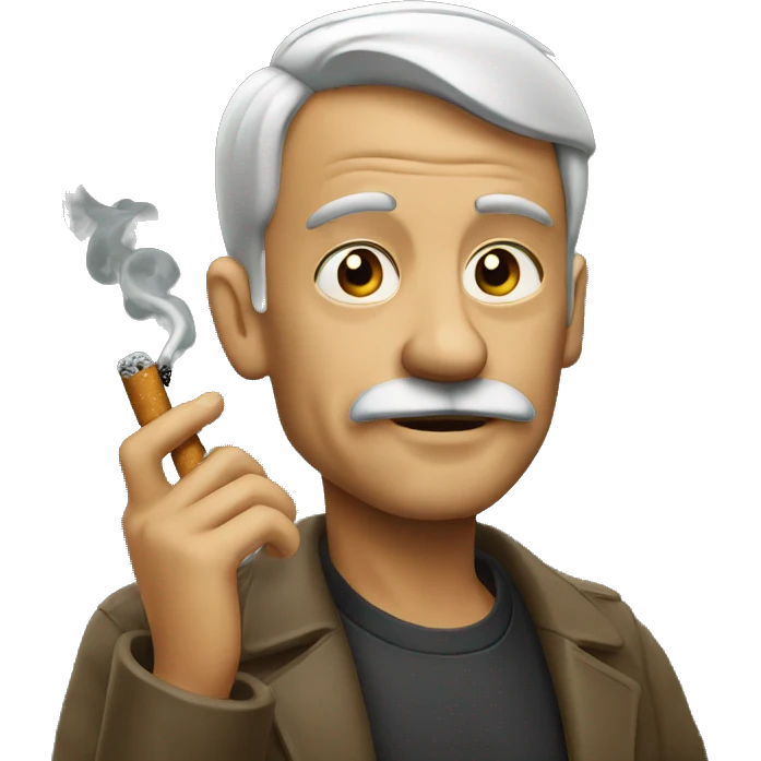 man with cigarette  emoji