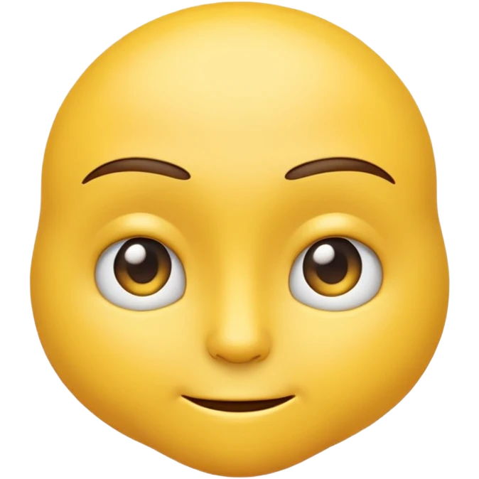 Emoji giving side eye emoji