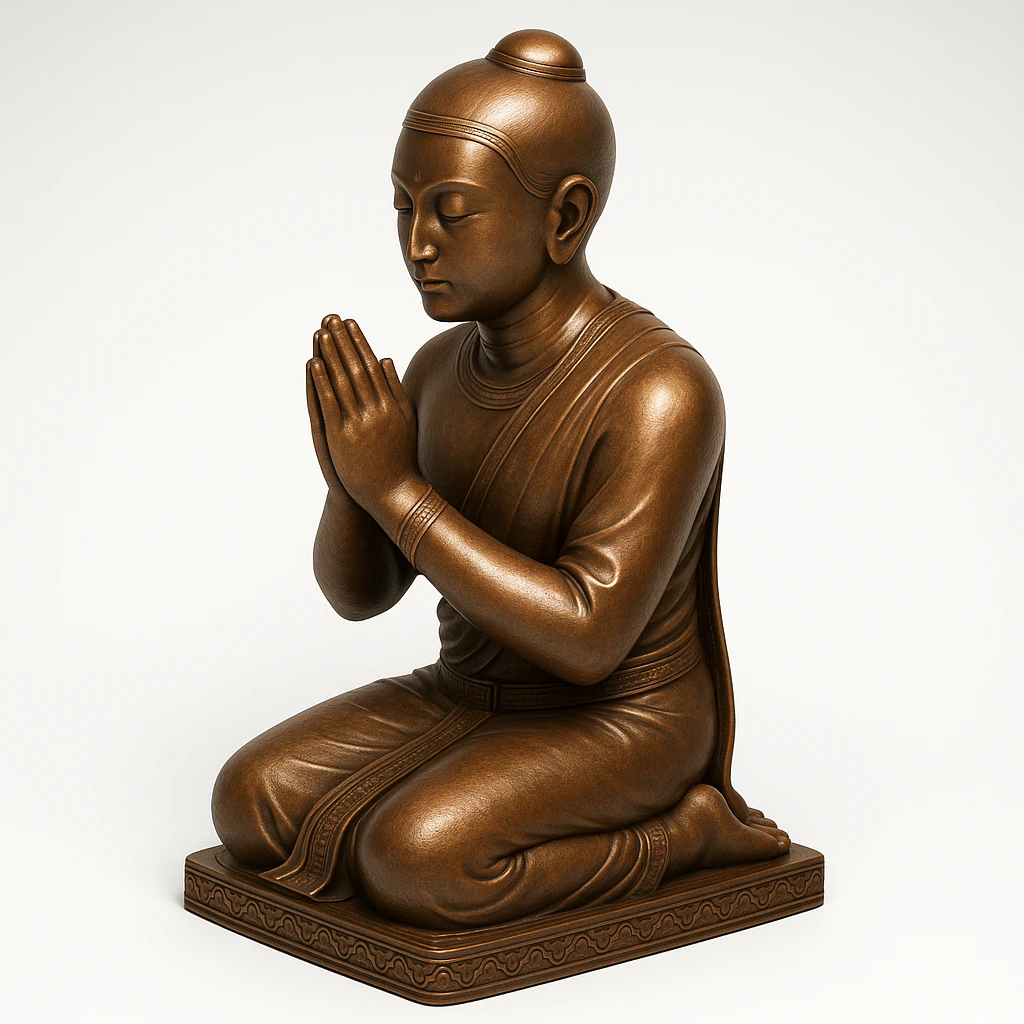 people praying in a Buddhist temple emoji